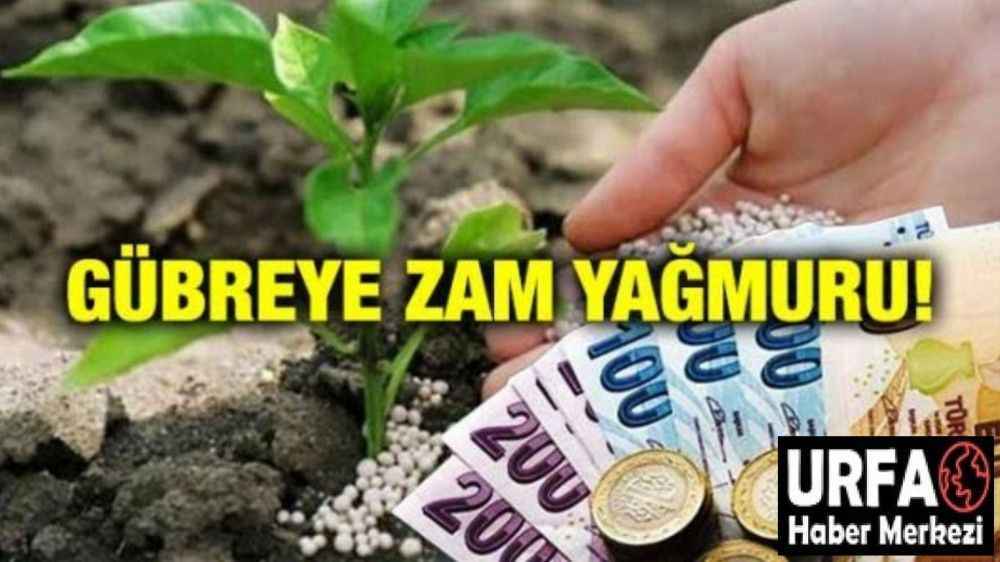 Gübreye Zam Geldi
