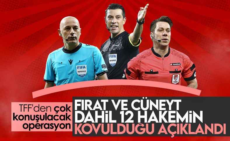 TFF sezonun geri kalanında maç yönetecek hakemleri açıkladı