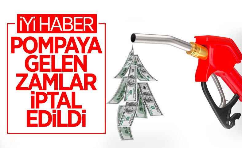 Akaryakıt zammı iptal edildi!