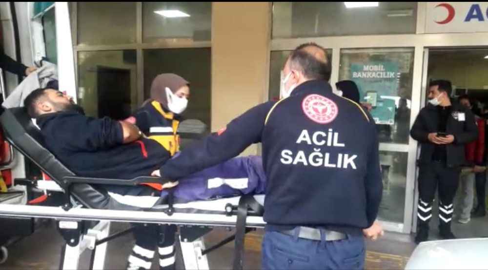 Şanlıurfa'da Siparişi yetiştirmeye çalışırken canından oluyordu!