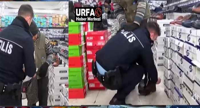 Şanlıurfa'da Polis Memurundan İçleri Isıtan Görüntü