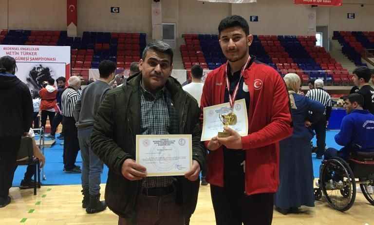 Urfalı sporcu Türkiye şampiyonu