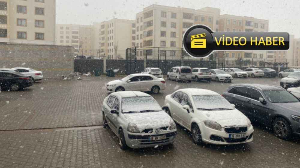 Şanlıurfa’da Mart ortasında yağan kar şaşırttı! (VİDEO)