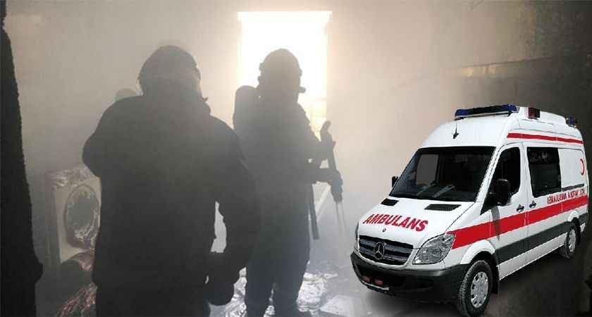 Şanlıurfa'da. mesken yangınında 4 kişi hastaneye kaldırıldı