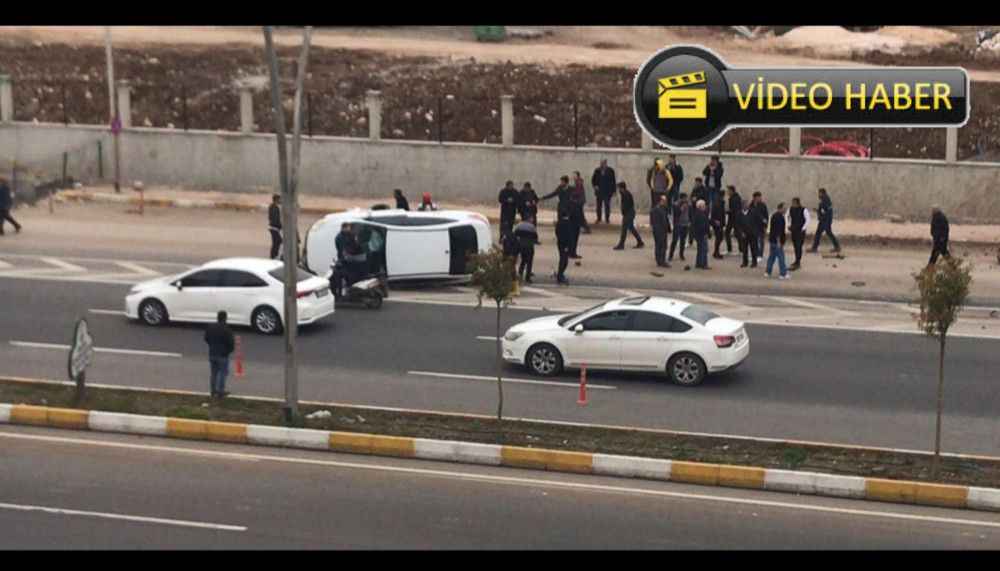 Metrelerce Uçtu! Şanlıurfa’da kaza yolunda yine kaza! VİDEO