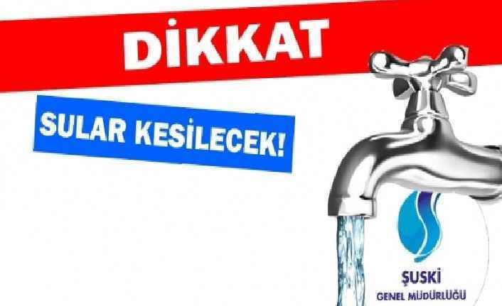 Evren Sanayi'de birçok sitede sular kesilecek!
