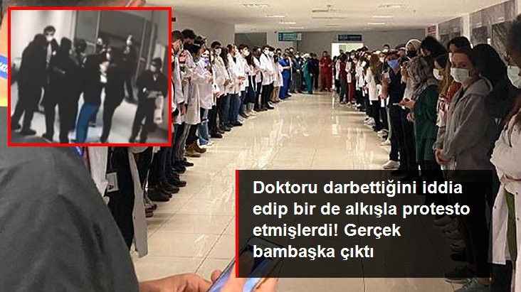 Doktora saldırdığı iddia edilen uzman çavuşun aslında darbedildiği ortaya çıktı