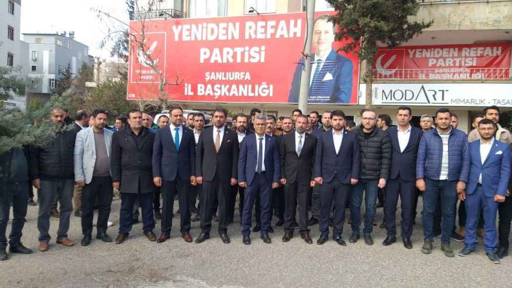 Urfa'da Yeniden Refah Partisi teşkilatı istifa etti!