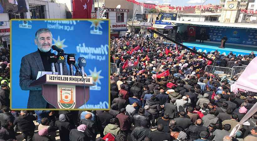 Bakan Nebati Viranşehir'de baba ocağında vatandaşlara seslendi