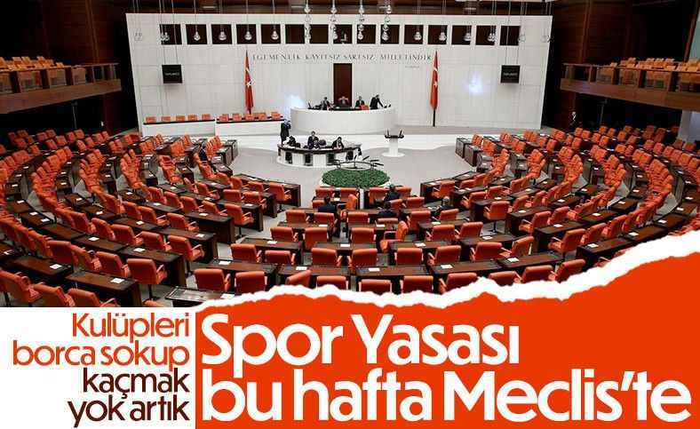 Spor Yasası, TBMM'ye sunuluyor