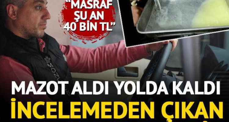 Araca doldurduğu yakıt, sulu mazot çıktı: 40 bin TL masraf çıktı, mağdurum