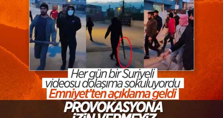 Emniyet'ten Suriyeli sığınmacı paylaşımlarıyla ilgili açıklama