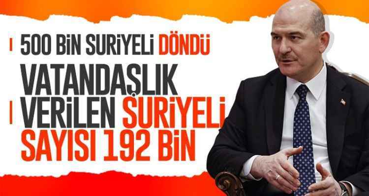 Süleyman Soylu açıkladı