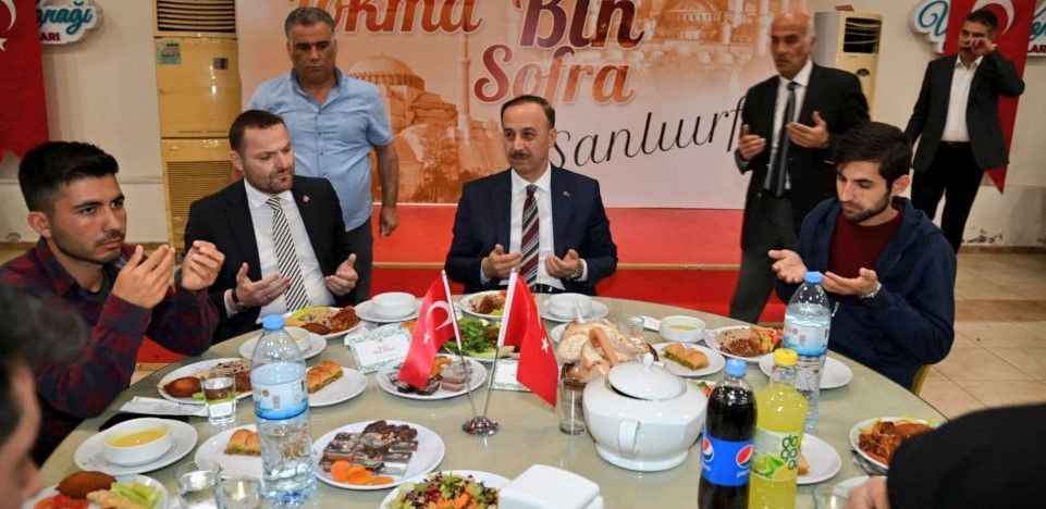 Birr lokma, bin sofra programı Şanlıurfa'da yapıldı
