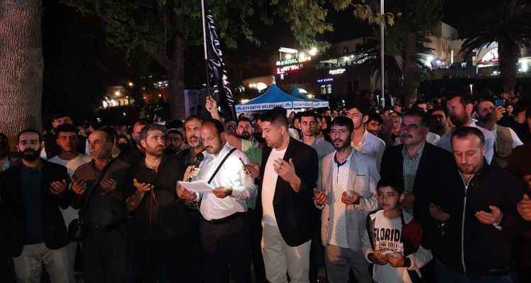 Urfa'da siyah tevhid bayraklı eylem için Valilik'ten 'soruşturma'