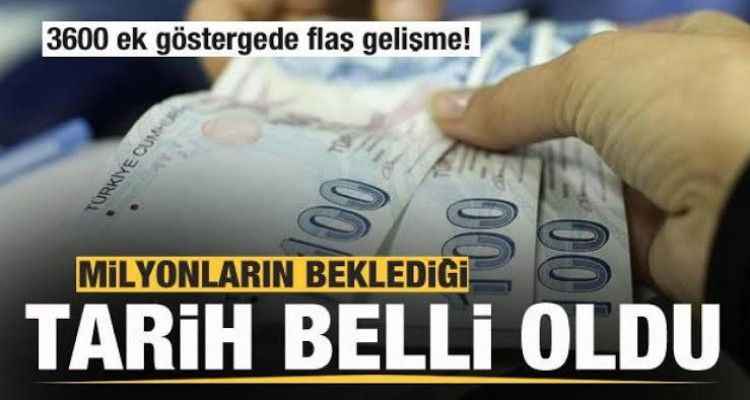 3600 ek gösterge düzenlemesi yolda