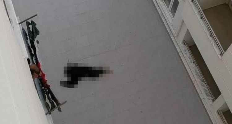 4. kattan atlayan 2 çocuk annesi kurtarılamadı! 1 Ölü