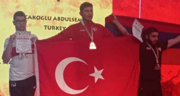 Urfalı genç Avrupa şampiyonu oldu