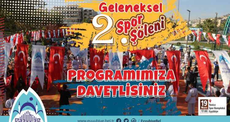 EYYÜBİYE BELEDİYESİ’NDEN 19 MAYIS’A ÖZEL SPOR ŞÖLENİ VE KONSER