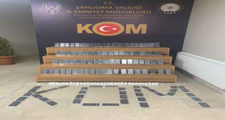 Şanlıurfa Emniyetinden kaçakçılık operasyonu!