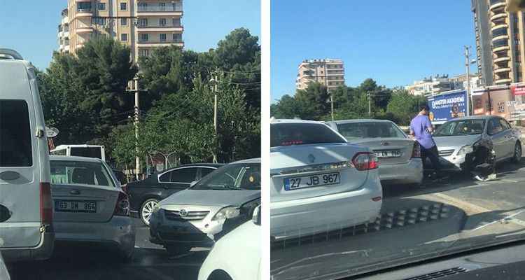 Karaköprü’de sabah saatlerin kaza!
