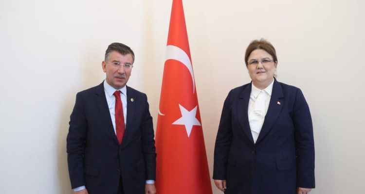 Vekil Cevheri, Bakan Yanık'a projeleri iletti