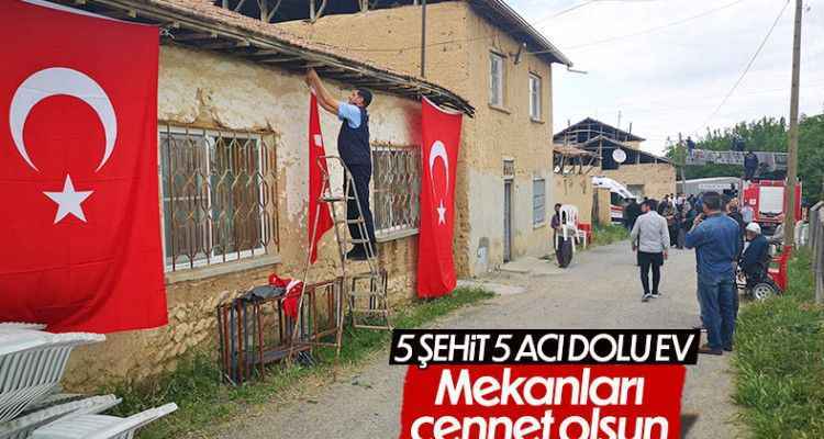 Şehitlerimizin baba ocaklarında yas var