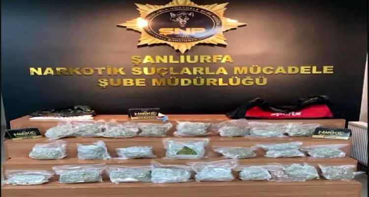Urfa’da uyuşturucu operasyonu!