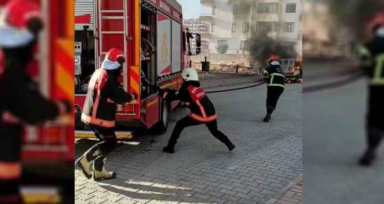 Şanlıurfa'da araç alev alev yandı!