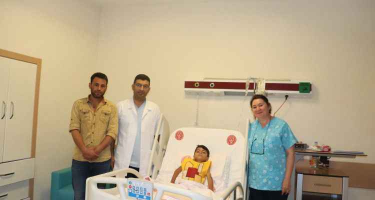 Şanlıurfa'da Küçük çocuk sağlığına kavuştu