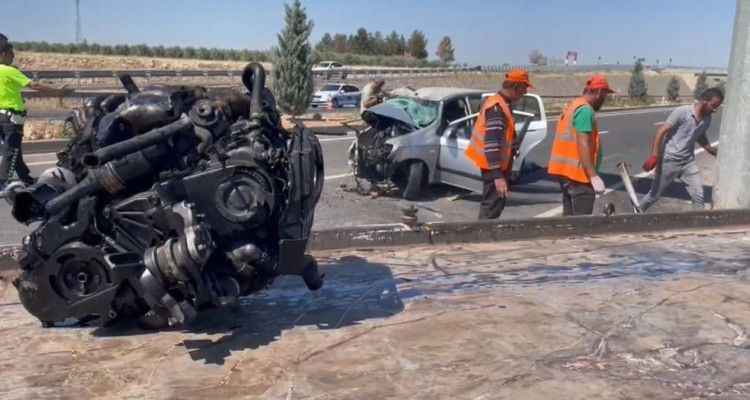 Şanlıurfa’da Tek Taraflı Korkunç Kaza! 3 Ölü, 1 Yaralı