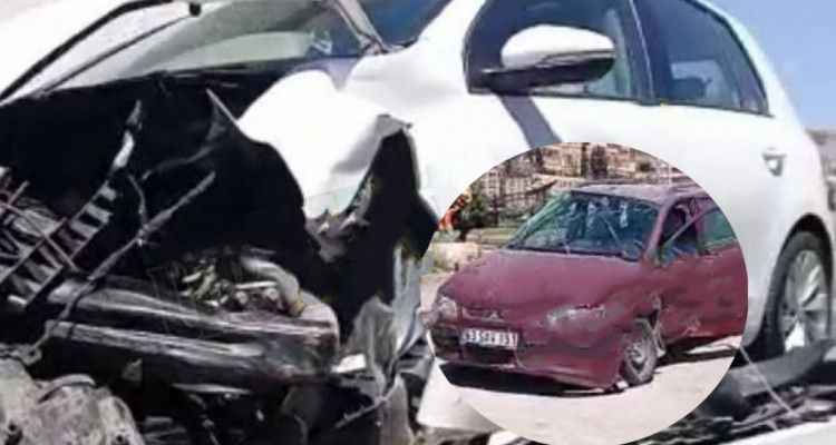 Şanlıurfa'da iki araç birbirine girdi