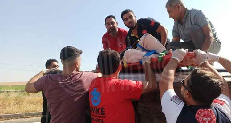 Urfa’da tekeri patlayan otomobil takla attı! Yaralılar var