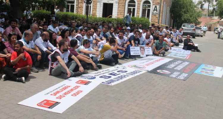 Urfa'da da sağlıkçılar iş bıraktı