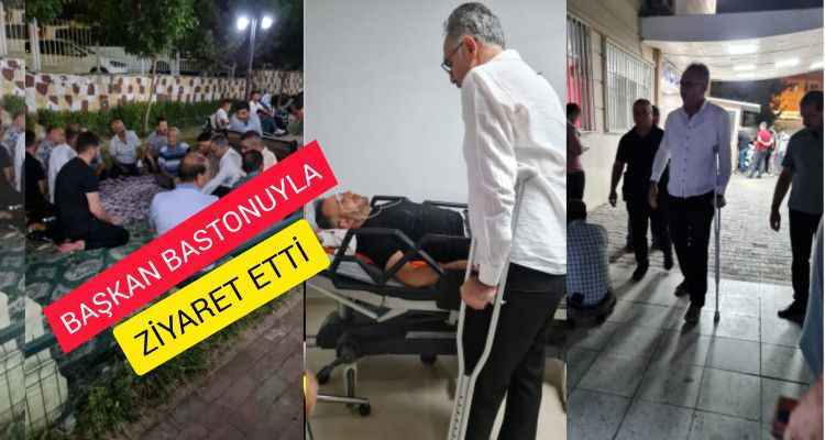 Başkan Mehmet Kuş, Yaralı İşçiyi Hastanede Ziyaret Etti