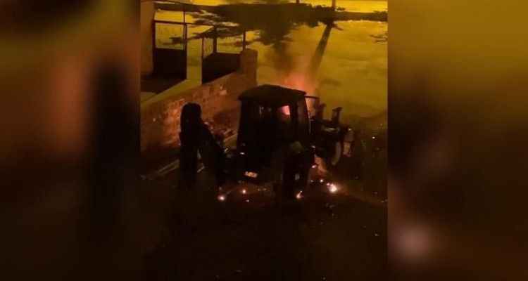 Şanlıurfa'da Gece saatlerinde molotoflu saldırı