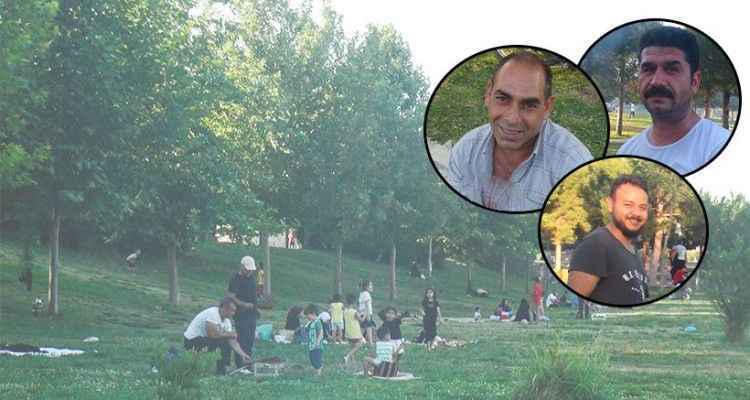 Urfa’nın sıcağından bunalanlar parklara akın etti