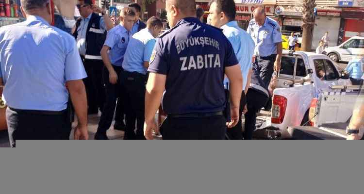 Urfa’da zabıtadan seyyar satıcılara baskın