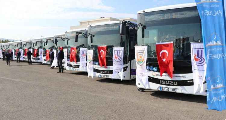 Şanlıurfa'da Bugün Otobüsler Ücretsiz...