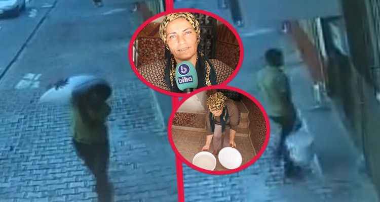Urfa’da böyle hırsızlık görülmedi! Buğday çuvalını çalıp yerine boya kovası bıraktı, o anlar kamerada