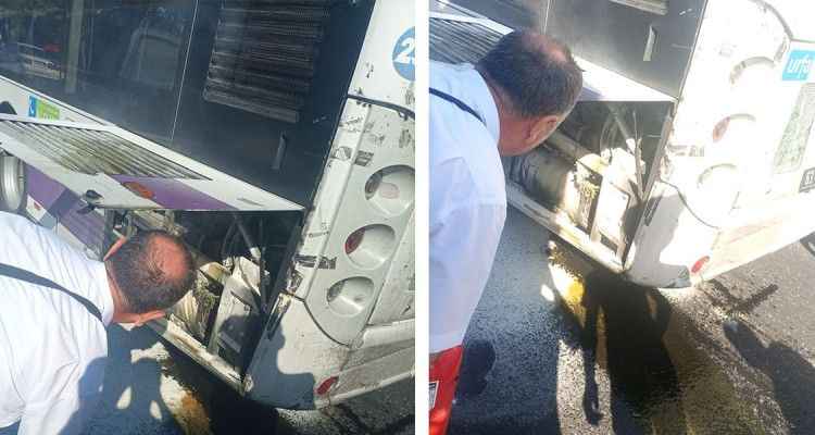 Urfa’da facia halk otobüsü şoförünün dikkati sayesinde önlendi!