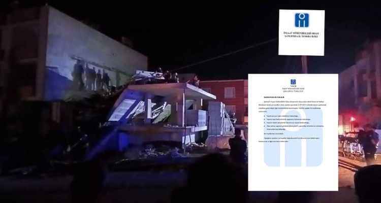 Şanlıurfa'da İnşaat Mühendisleri Odası çöken inşaatla ilgili rapor hazırladı