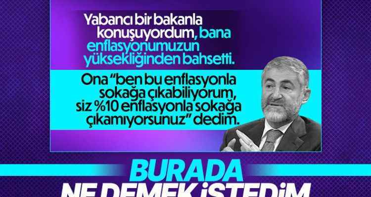 Nureddin Nebati, tartışılan sözleriyle ilgili açıklamalarda bulundu