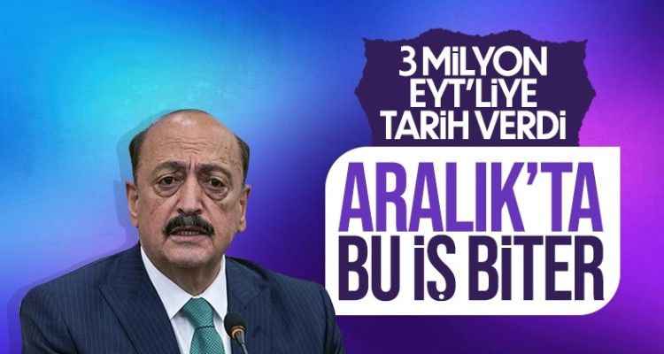 EYT'de görüşmeler hızlandı: Vedat Bilgin aralık ayını işaret etti