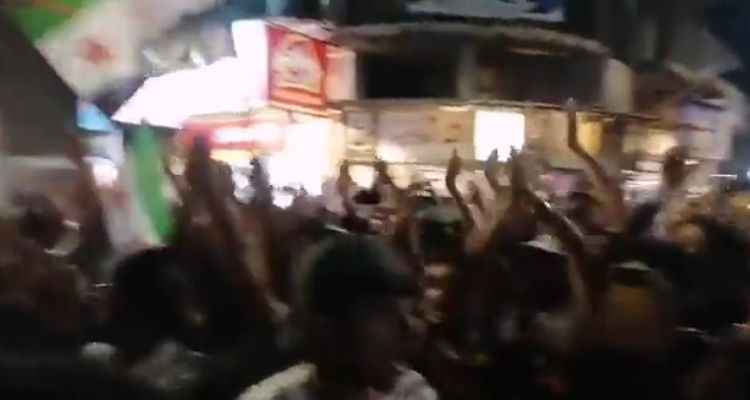 Şanlıurfa'nın sınır komşusu Tel Abyad’da Türkiye'ye karşı protesto