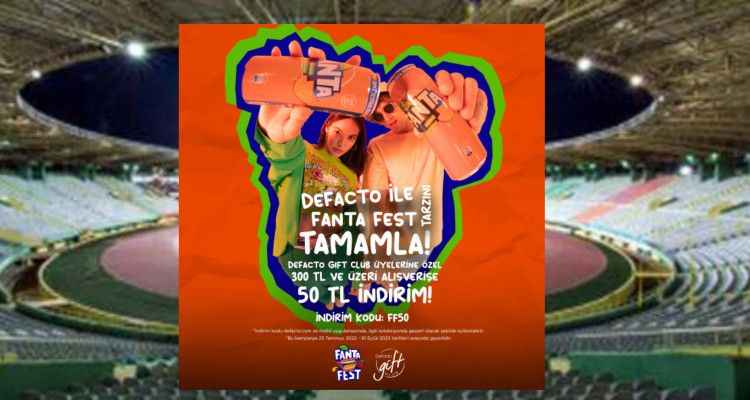 DeFacto Şanlıurfa’da gerçekleştirilecek Fanta Fest’e Eşlik Ediyor