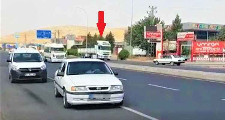 Şanlıurfa'da Trafikte ters yönde ilerliyorlar