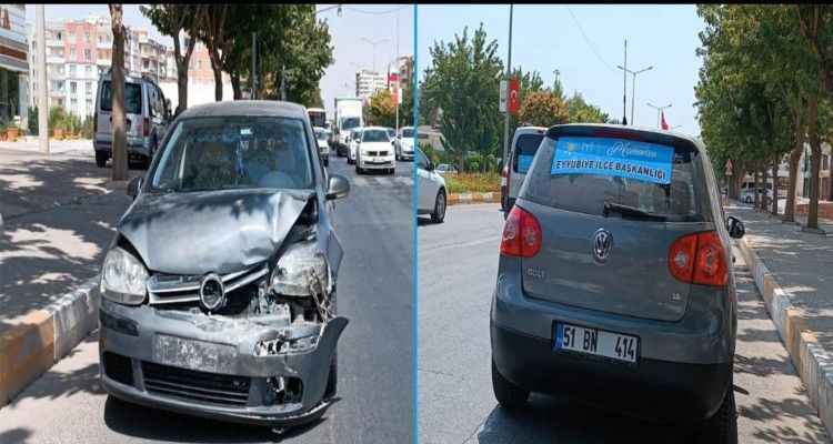 Meral Akşener’in Urfa konvoyunda kaza