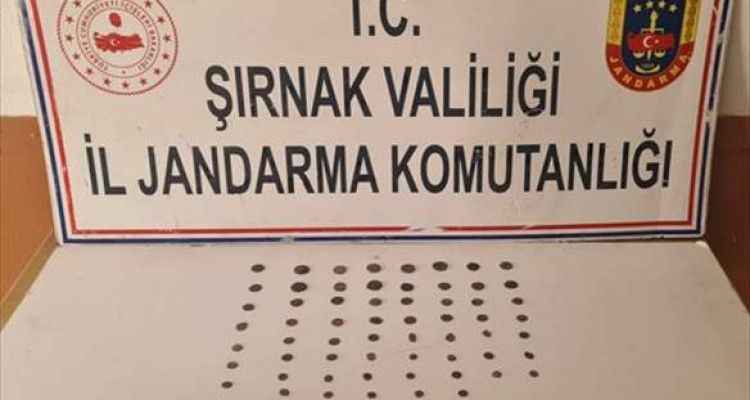 65 tarihi eser niteliği taşıyan sikke ve takı ele geçirildi