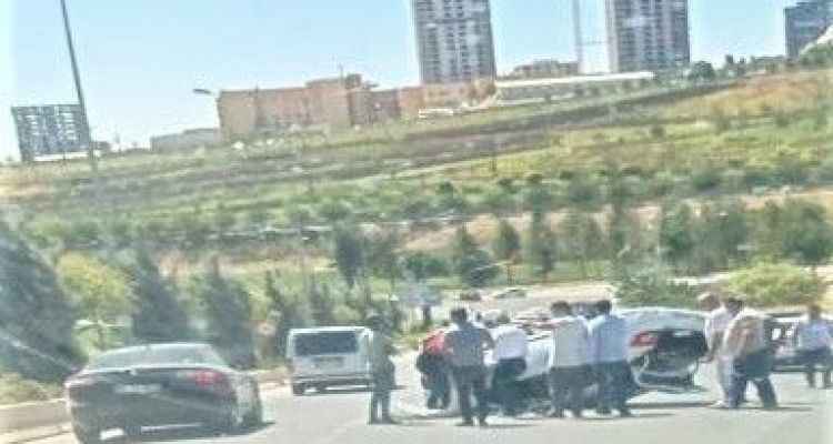 Şanlıurfa’da kontrolden çıkan araç takla attı! Sürücü yaralandı